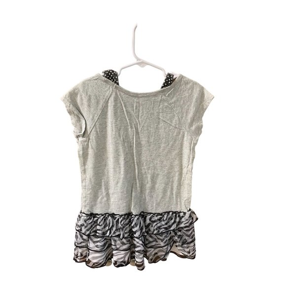 Faded Glory Girms Size Medium 7 8 Tshirt Dress tutu bottom Short Sleeve Pull ove - Picture 2 of 4